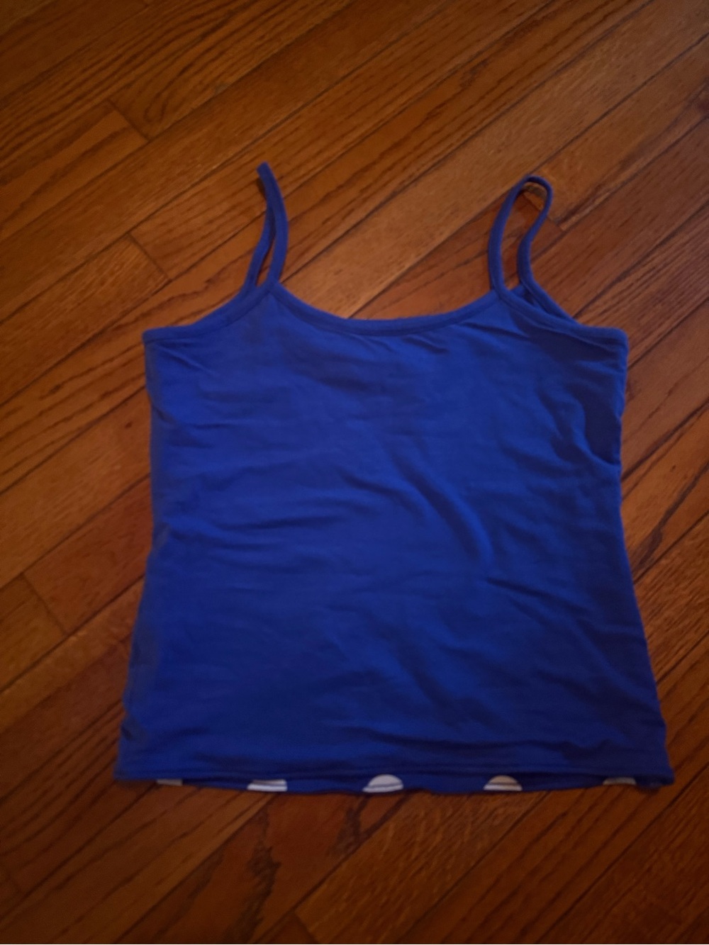 Blue Women's reversible Tank Top - Classic Spaghetti Strap
